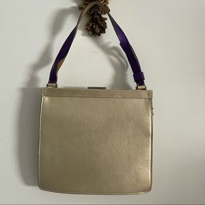 Vintage miu miu square handbag with bow